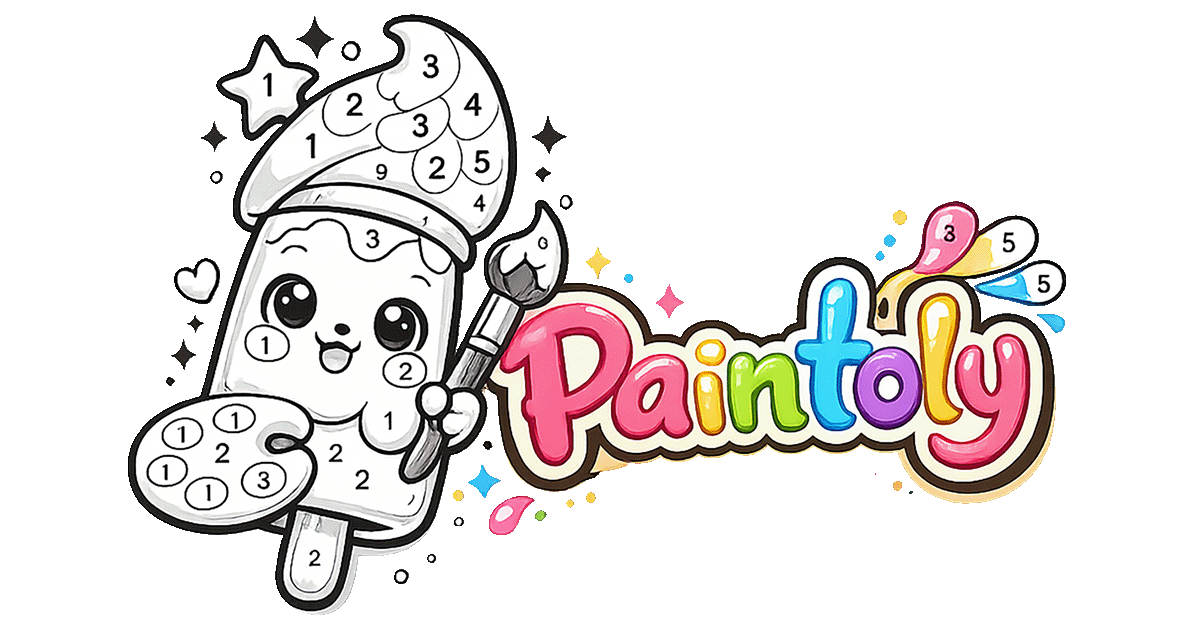 Paint by Numbers for Kids – Create Free PDF Templates